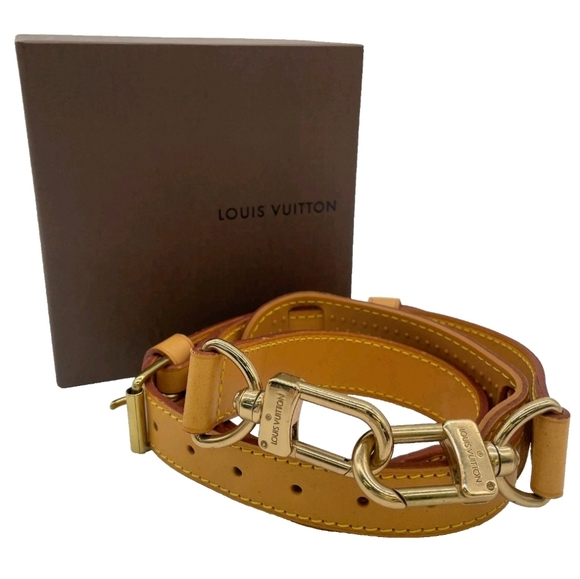 Louis Vuitton Accessories - Louis Vuitton Keepall Bandouliere Leather Shoulder Strap (BOX)(VERY GOOD)COA✨️
